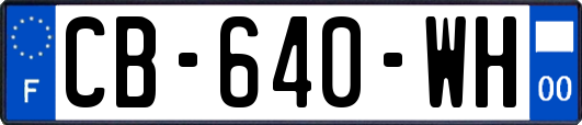 CB-640-WH
