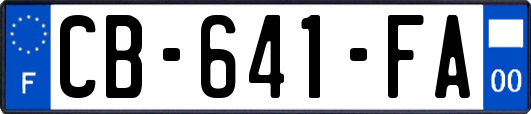 CB-641-FA