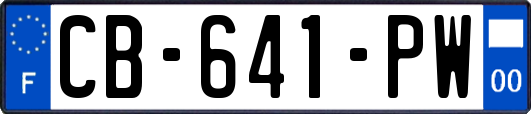 CB-641-PW