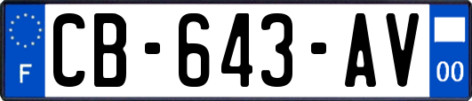 CB-643-AV