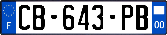 CB-643-PB