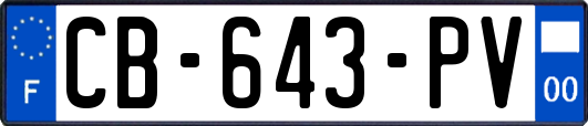 CB-643-PV