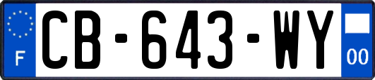 CB-643-WY