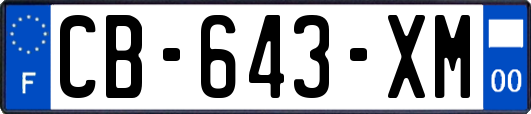 CB-643-XM