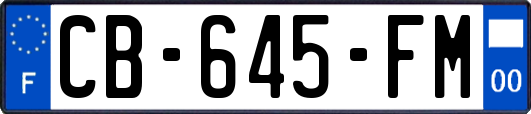 CB-645-FM