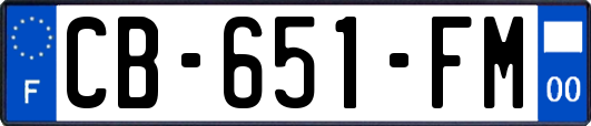 CB-651-FM