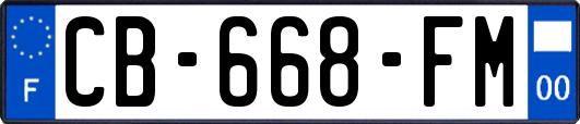 CB-668-FM