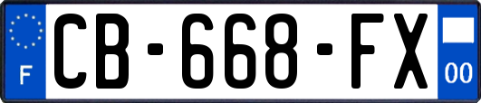 CB-668-FX