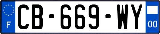 CB-669-WY