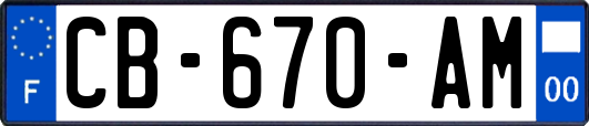 CB-670-AM