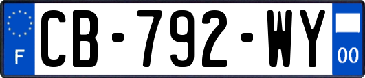 CB-792-WY
