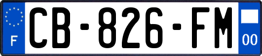 CB-826-FM