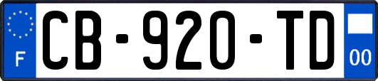 CB-920-TD
