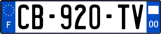 CB-920-TV