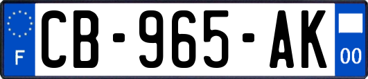 CB-965-AK