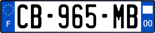 CB-965-MB