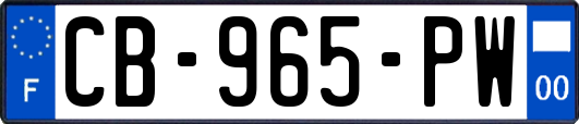 CB-965-PW