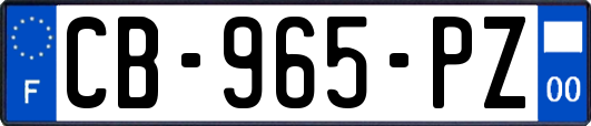 CB-965-PZ
