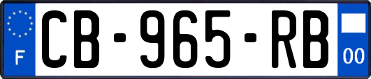 CB-965-RB