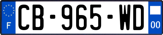 CB-965-WD