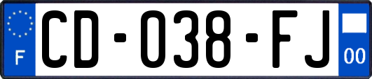 CD-038-FJ