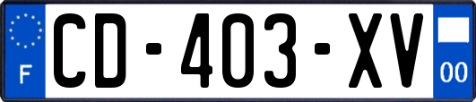 CD-403-XV