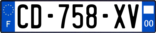 CD-758-XV