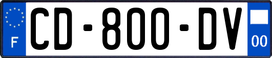 CD-800-DV