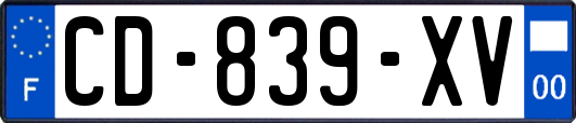 CD-839-XV