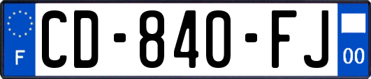 CD-840-FJ