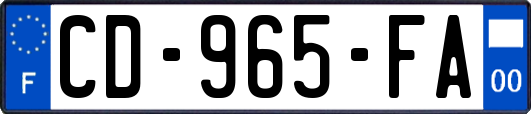 CD-965-FA