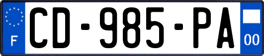CD-985-PA