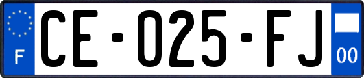 CE-025-FJ