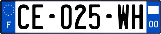 CE-025-WH