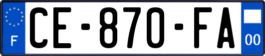 CE-870-FA