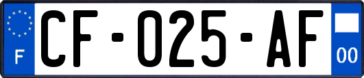 CF-025-AF