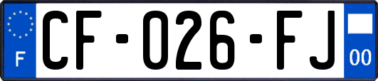 CF-026-FJ