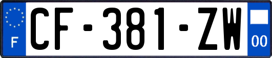 CF-381-ZW