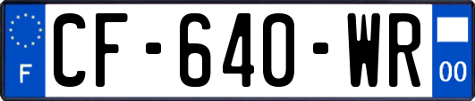 CF-640-WR