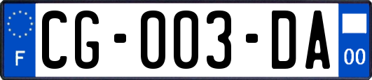 CG-003-DA