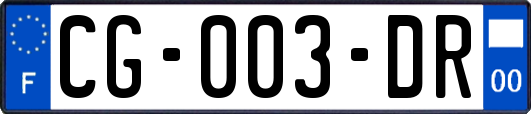 CG-003-DR