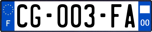 CG-003-FA