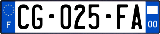 CG-025-FA