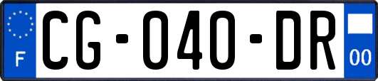 CG-040-DR