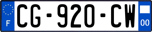 CG-920-CW
