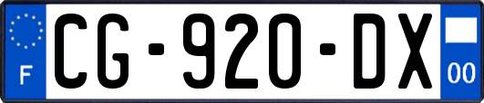 CG-920-DX