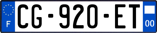 CG-920-ET