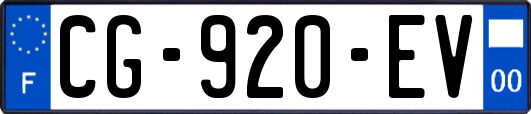 CG-920-EV