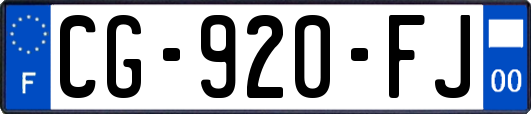 CG-920-FJ