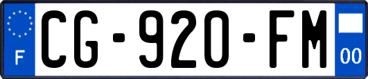 CG-920-FM